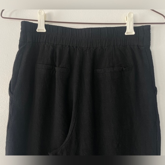 Gentle Fawn Black Wide Leg Linen Blend Julius Pants Women's Small - Picture 7 of 16